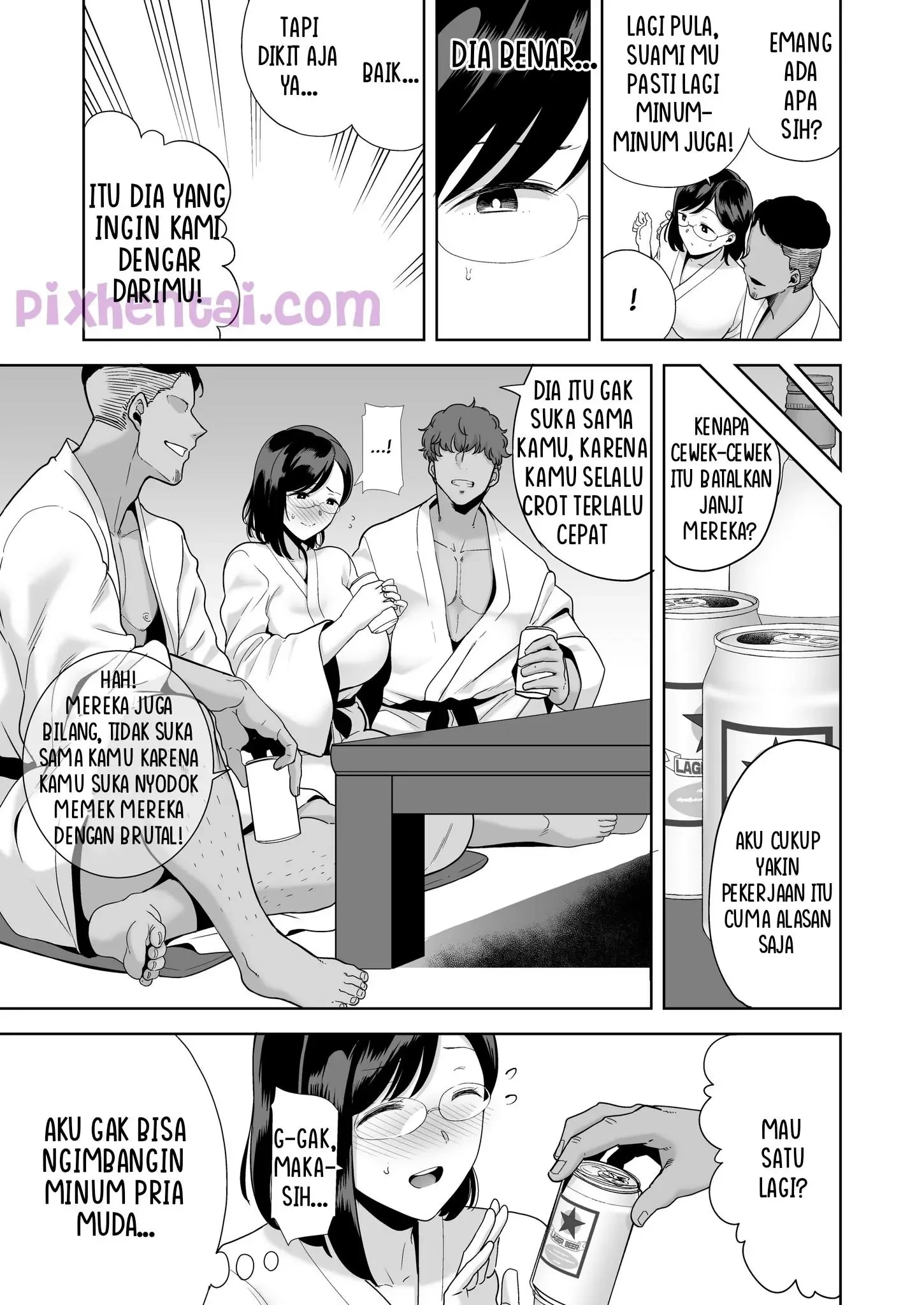 A Midsummer NTR Dream : Mama Muda, Pantai, Pria Kulbet dan Sperma - Halaman 17