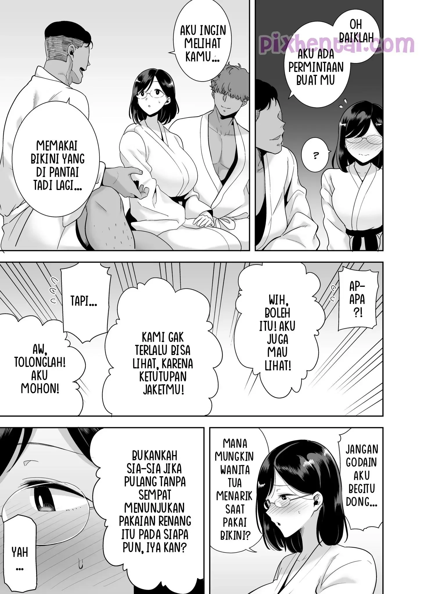 A Midsummer NTR Dream : Mama Muda, Pantai, Pria Kulbet dan Sperma - Halaman 19