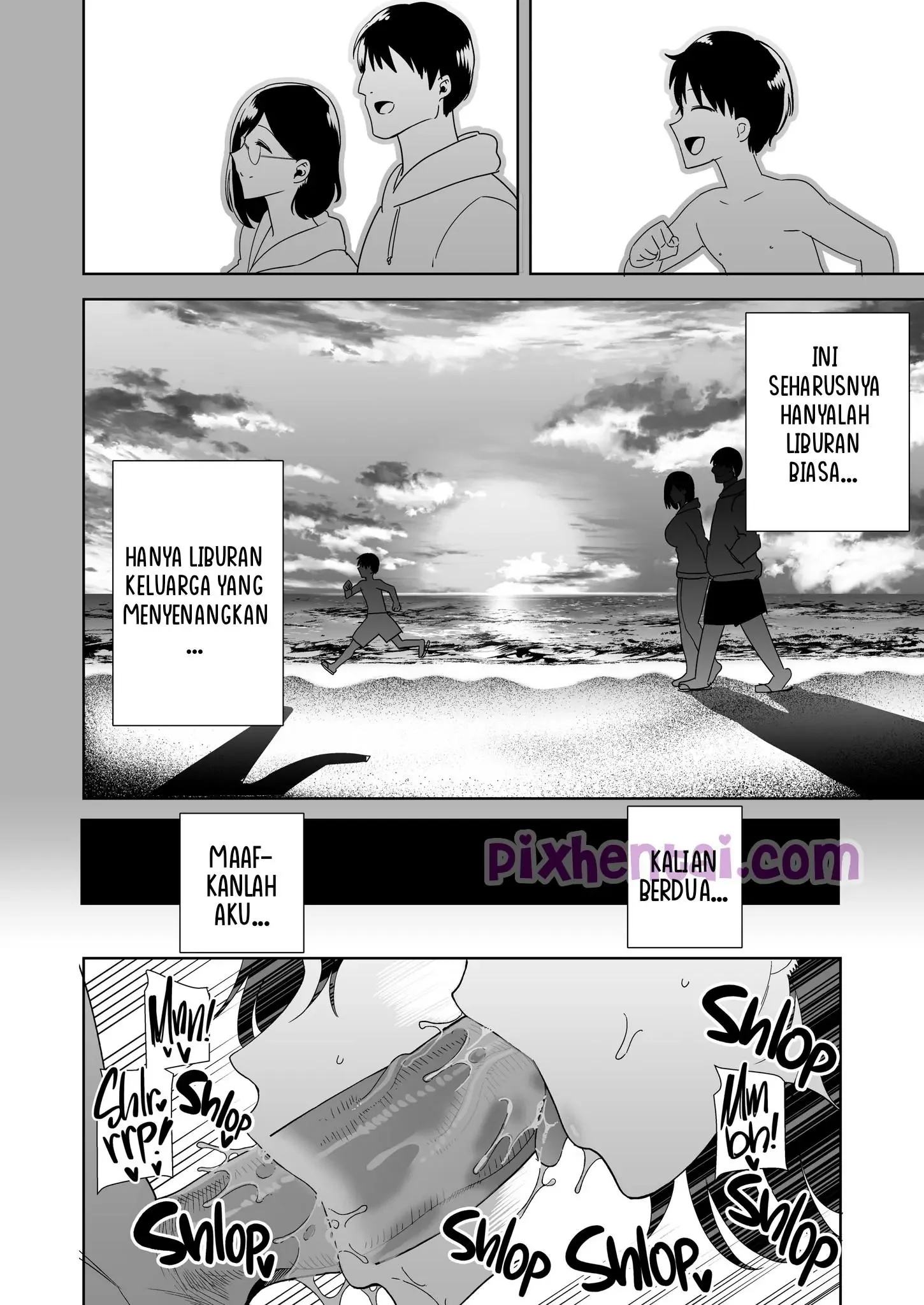 A Midsummer NTR Dream : Mama Muda, Pantai, Pria Kulbet dan Sperma - Halaman 82