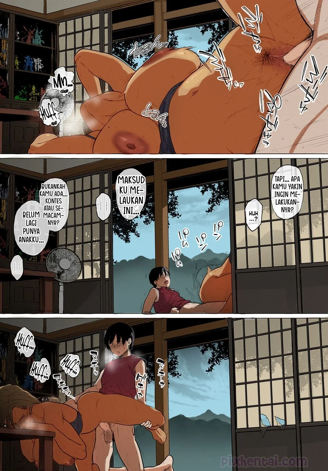 A MILF Beauty Onee-san drags her Huge Tits back Home - Halaman 25