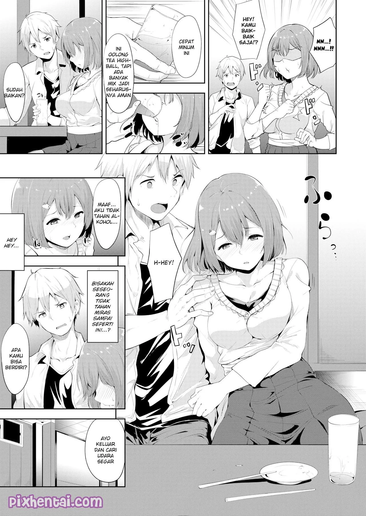 Alluring Alcohol : Mengajak Gadis Sange ke Toilet Umum - Halaman 3