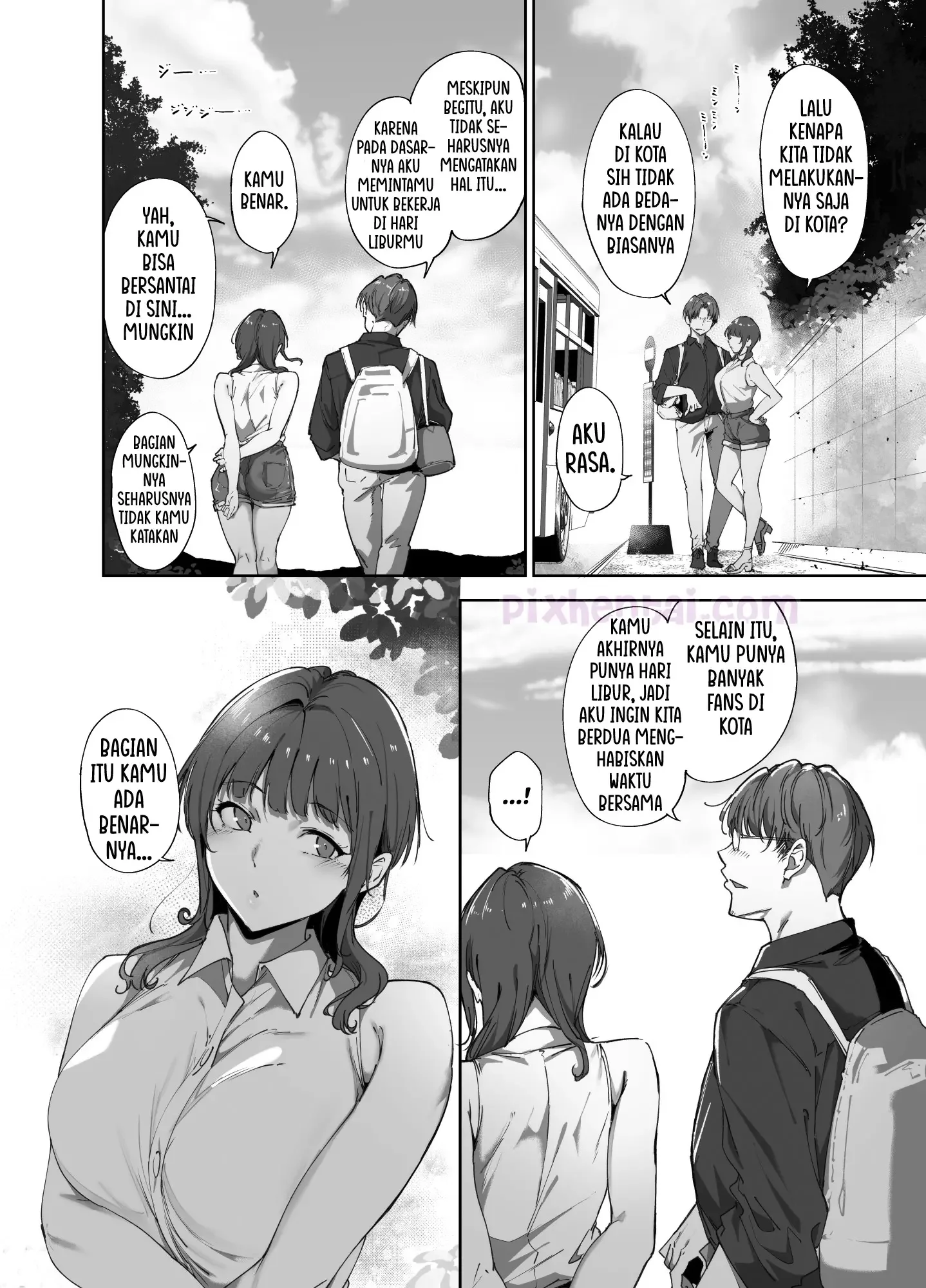 Asaka’s Day Off : Berteduh bersama Cewek Cantik saat Hujan - Halaman 2