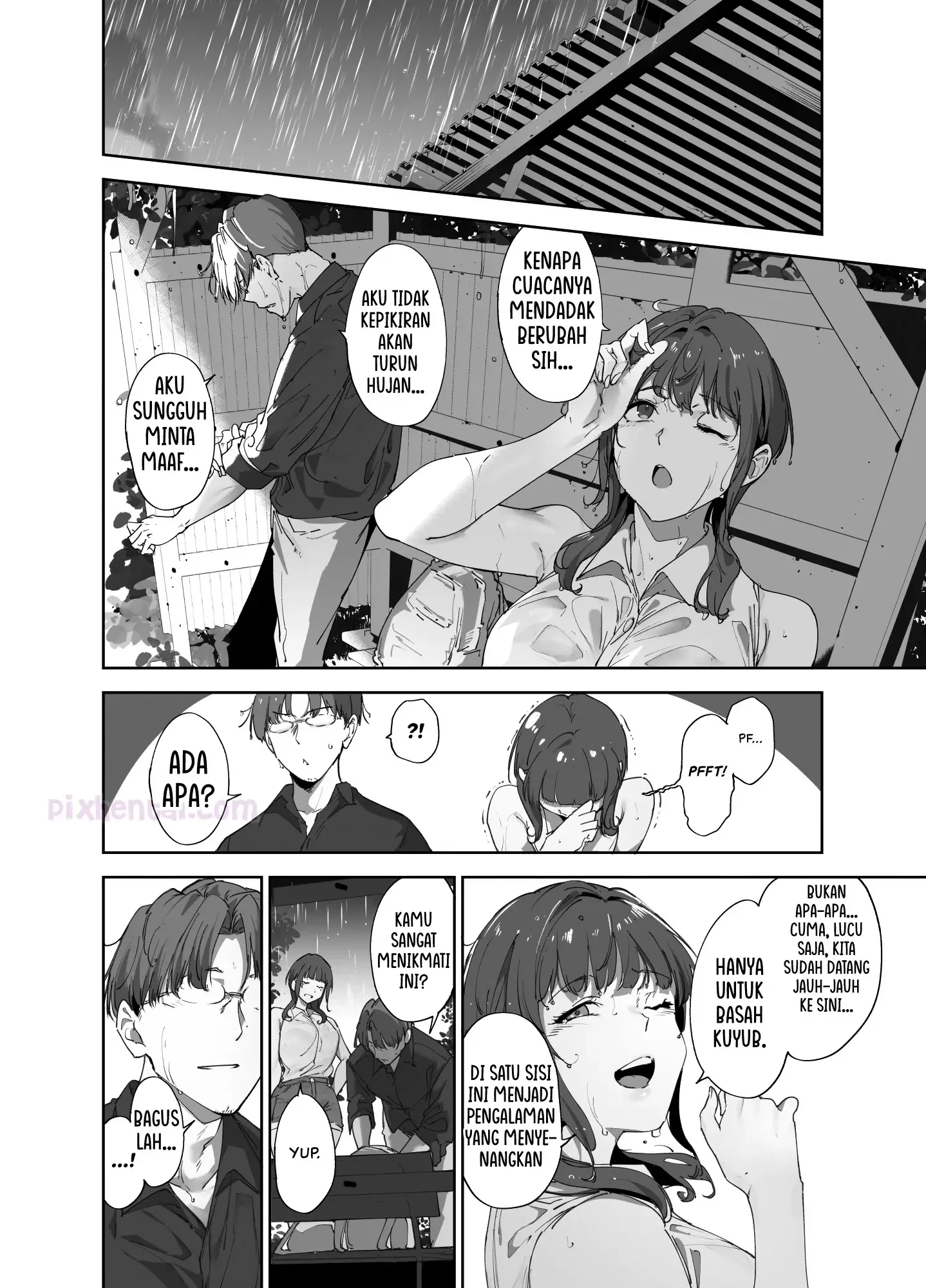 Asaka’s Day Off : Berteduh bersama Cewek Cantik saat Hujan - Halaman 4