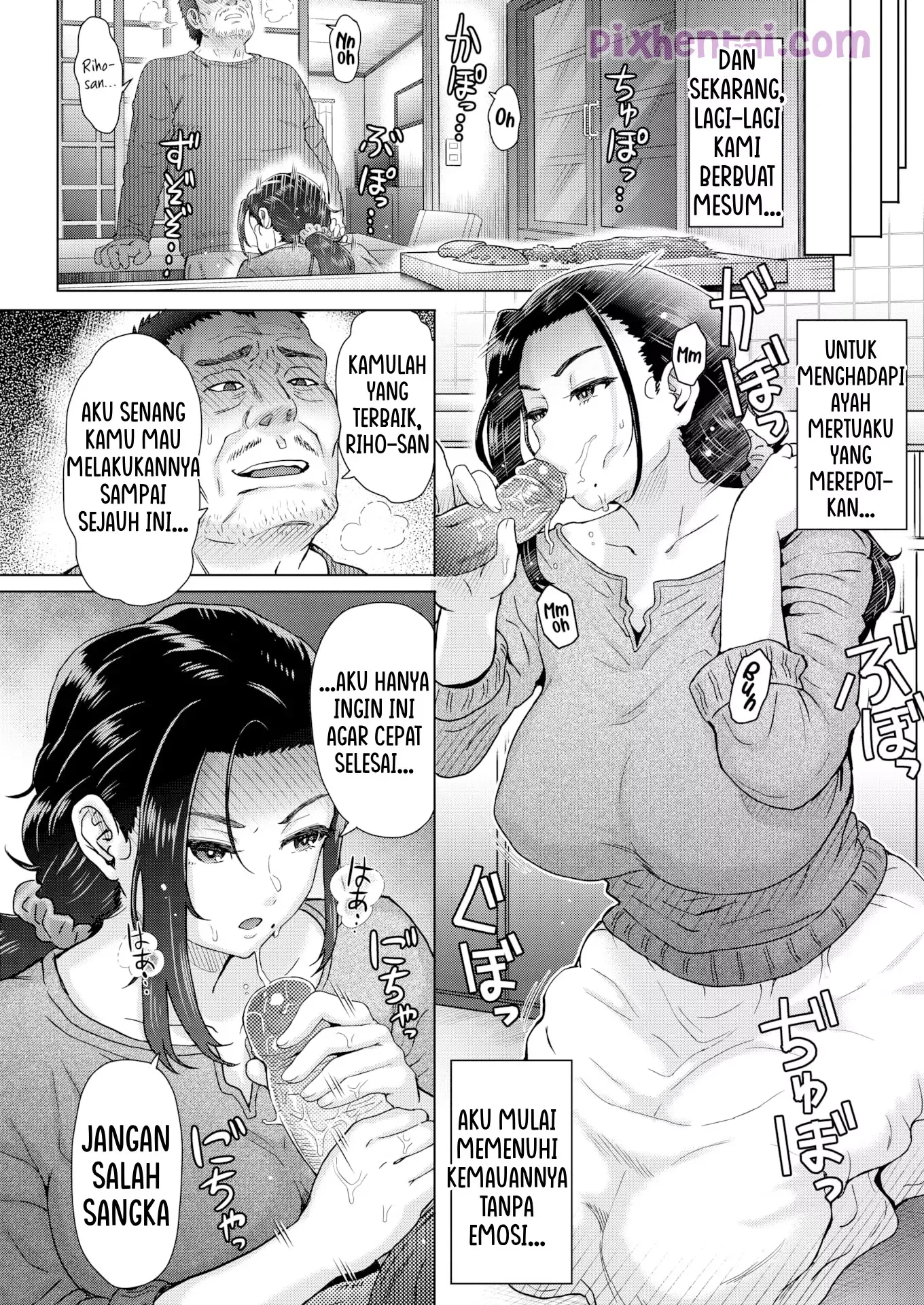 Ayah Mertua Melampiaskan Nafsunya kepada Menantu Semok - Halaman 12