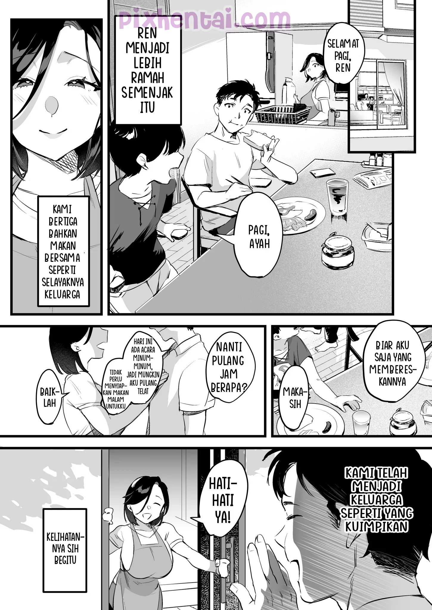 Batsu Ichi Ko Mochi Kouhen : Ibu Tiri menuruti Hasrat Putranya - Halaman 34