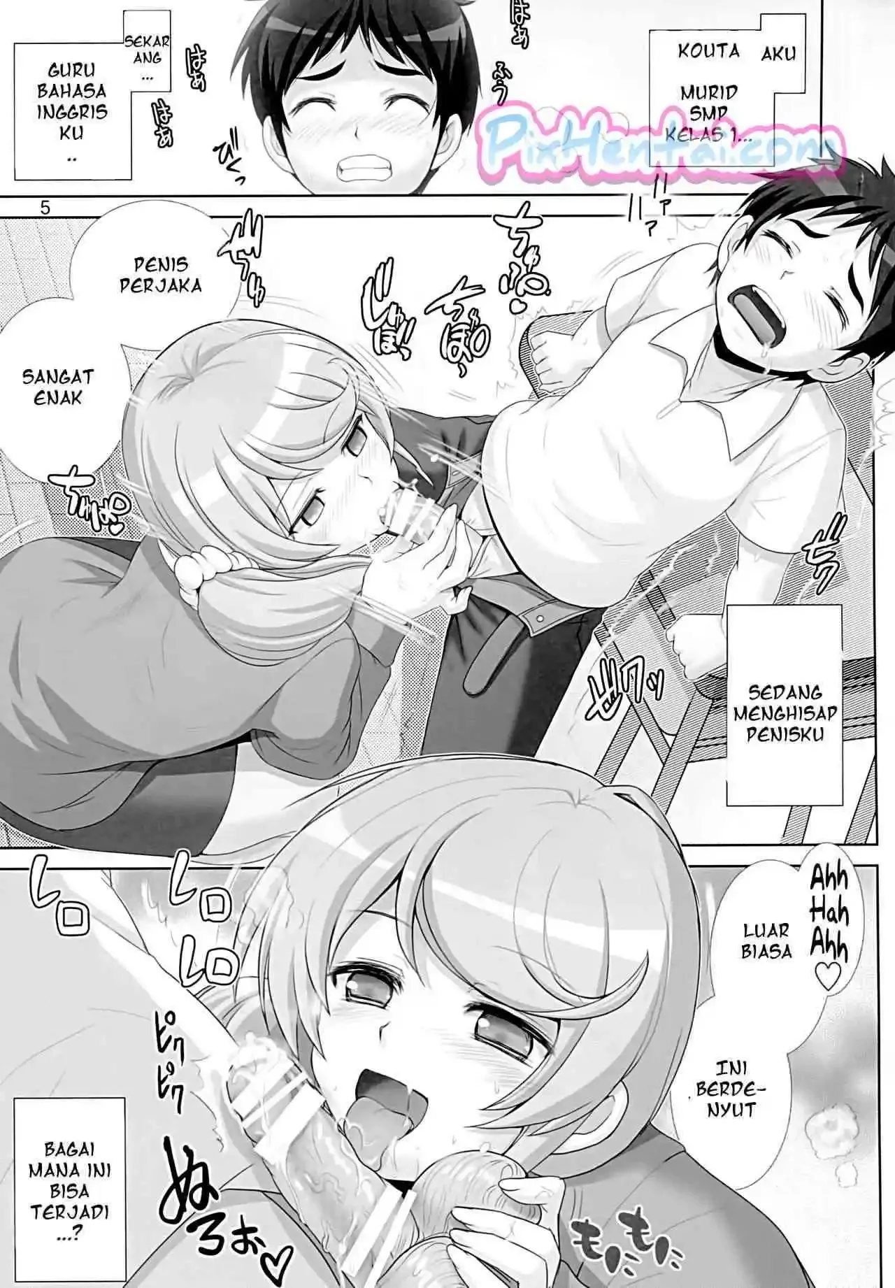 Bu Guru Bahasa Inggris Mengambil Keperjakaanku - Halaman 4