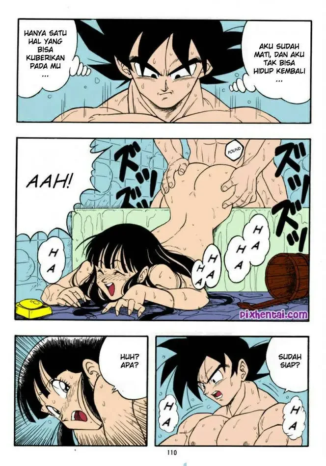Chi-Chi dientot Goku saat Mandi - Halaman 11