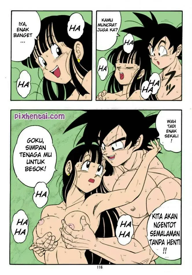 Chi-Chi dientot Goku saat Mandi - Halaman 17