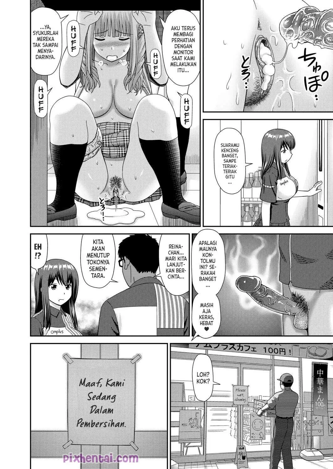 Convenience Store Triple Sandwich : Kerja Shift Malam ditemani 2 Gadis SMA - Halaman 34