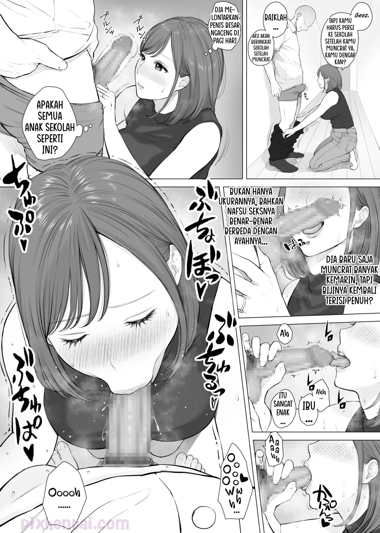 Creampie Incest Sex With My Beloved Mom 2 - Halaman 6