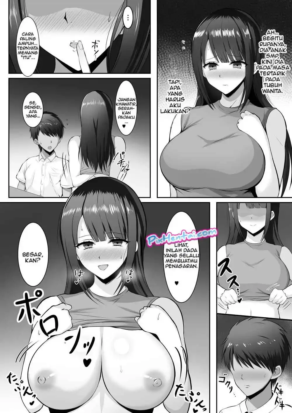 Dada Besar Bu Guru Terlalu Menggoda - Halaman 4