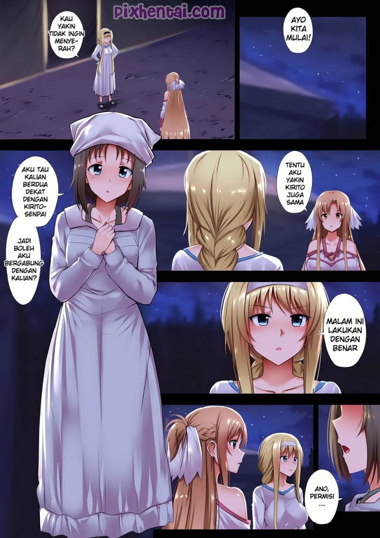 Dientot 4 Wanita saat Tidur Nyenyak - Halaman 1