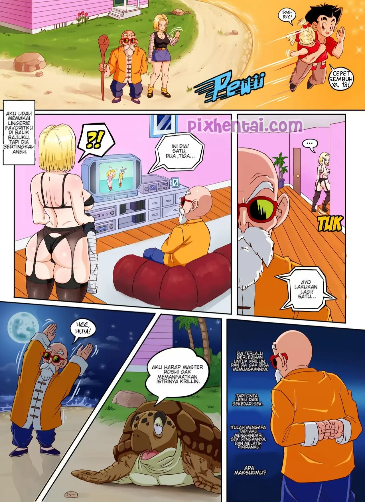 Dragon Ball Z : Android 18 dan Master Roshi - Halaman 16