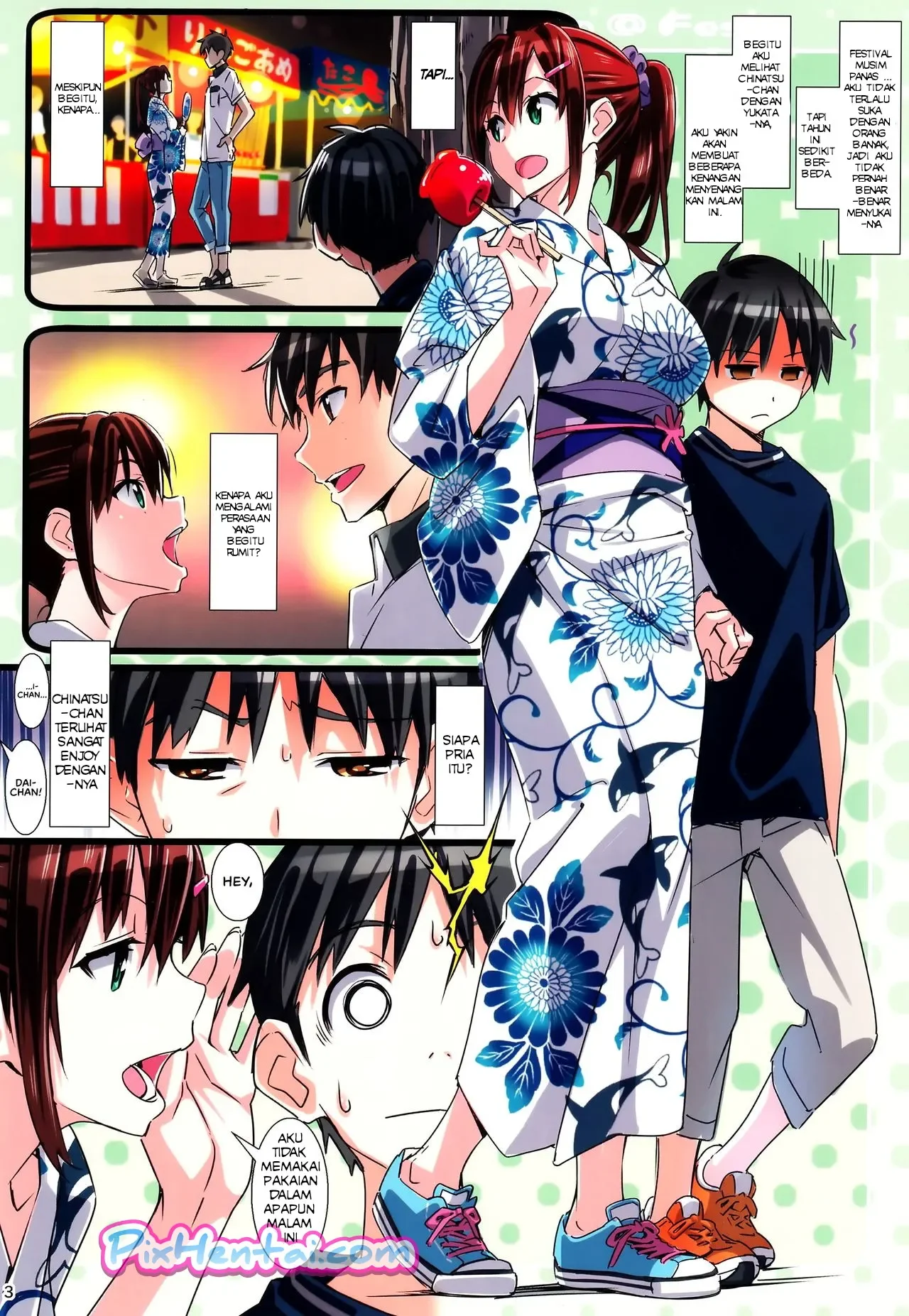 Entot Kakak Cantik Beryukata setelah Festival - Halaman 2