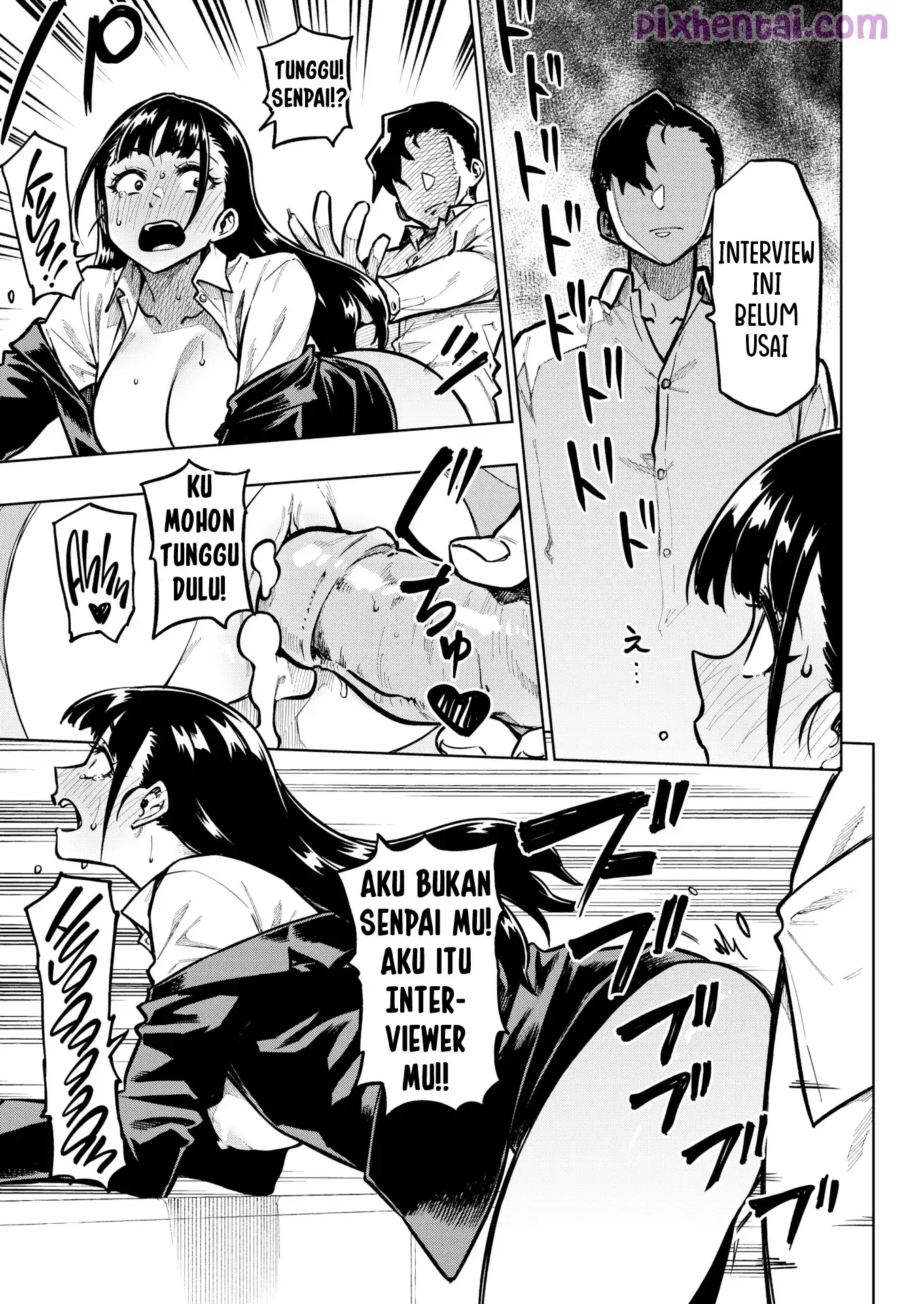 Entrance Interview : Presentation through her tights… start! - Halaman 19