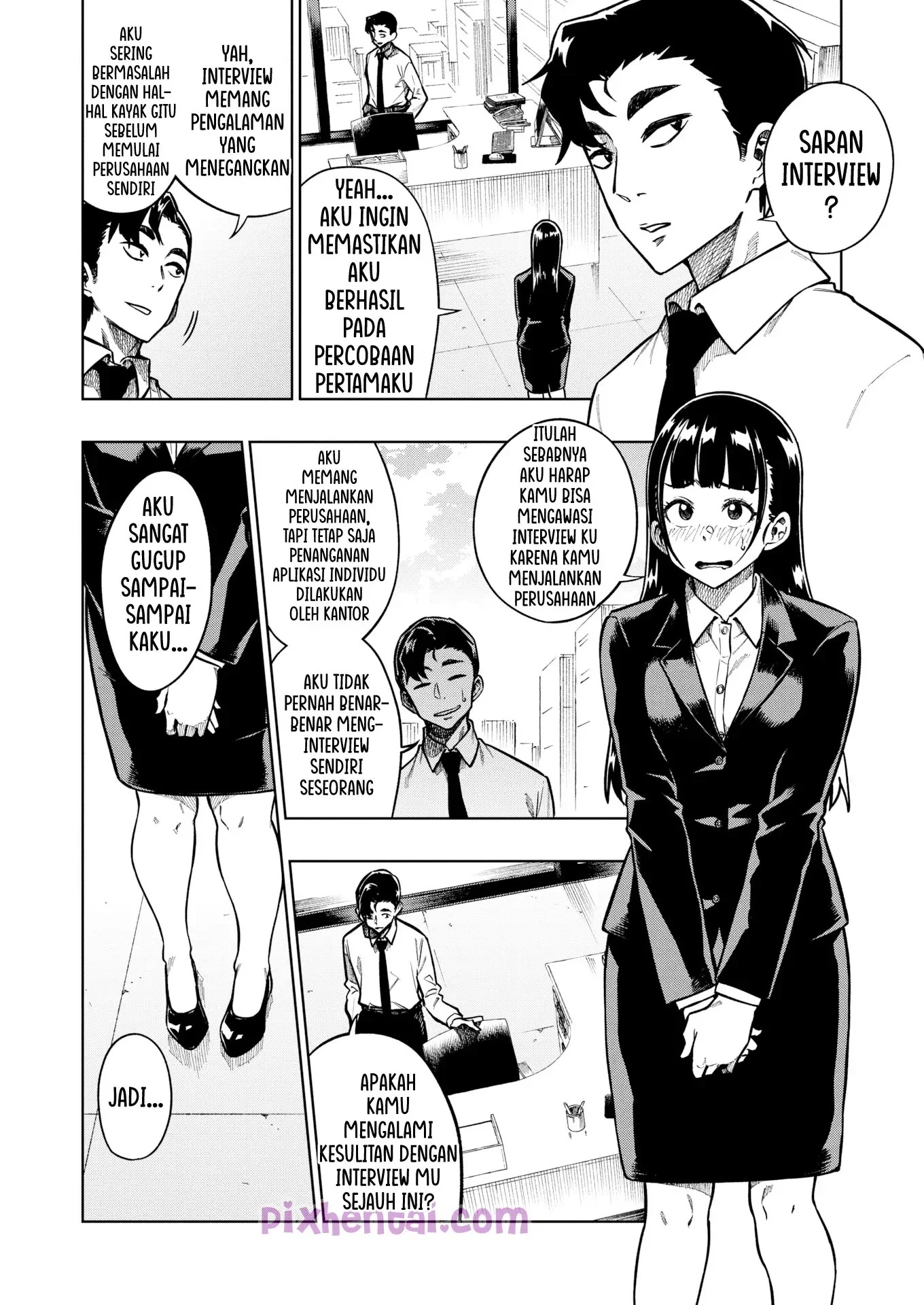 Entrance Interview : Presentation through her tights… start! - Halaman 2