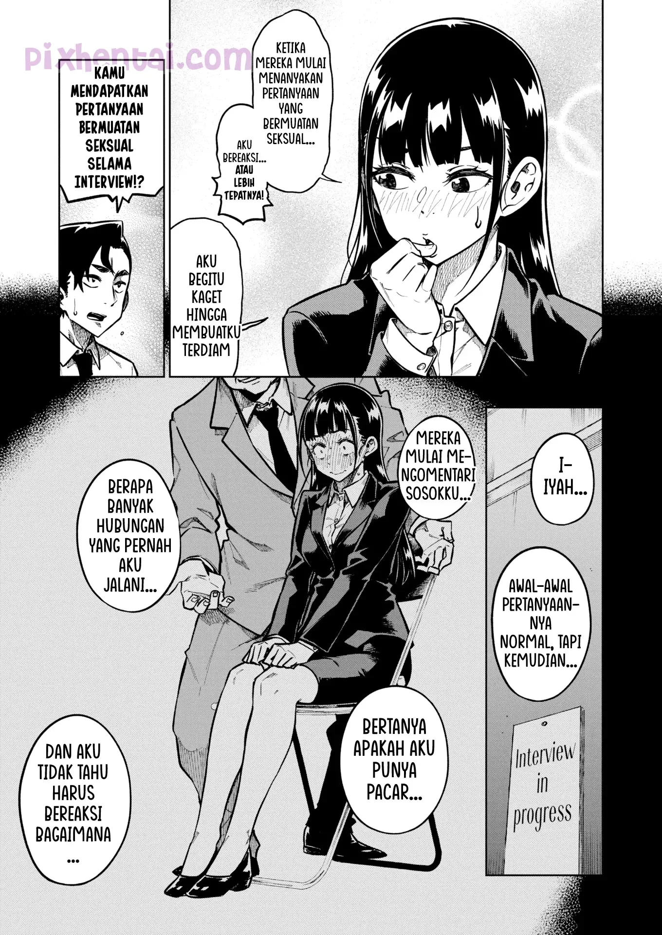 Entrance Interview : Presentation through her tights… start! - Halaman 3