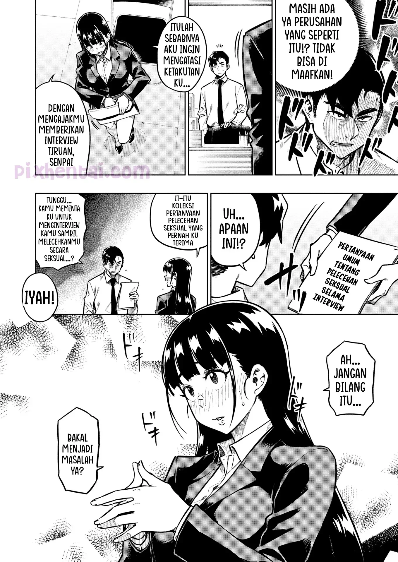 Entrance Interview : Presentation through her tights… start! - Halaman 4