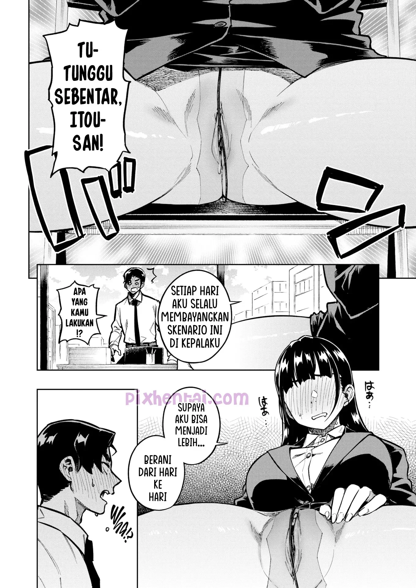 Entrance Interview : Presentation through her tights… start! - Halaman 8