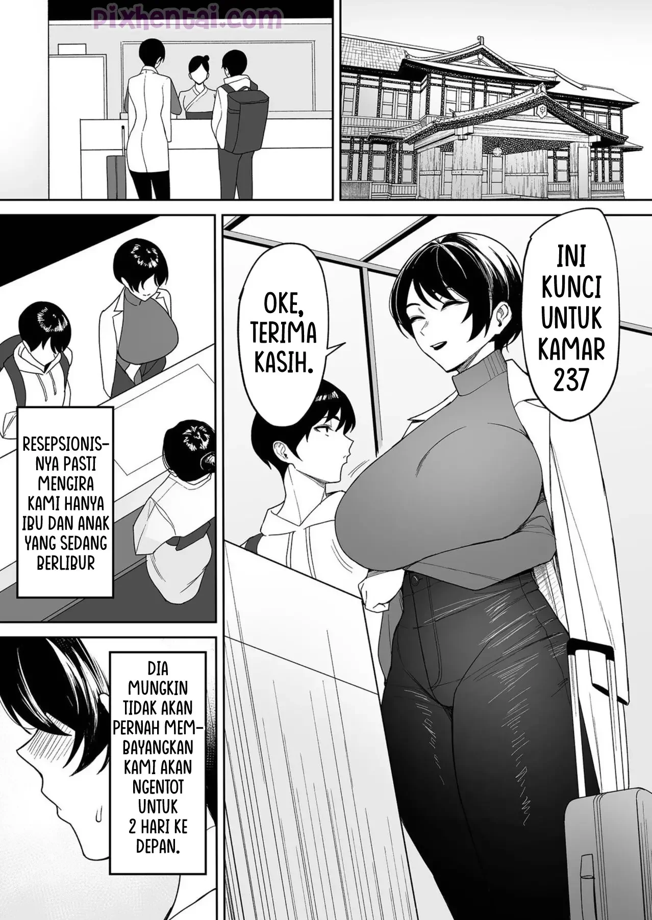 Gibo-san wa Boku no Mono ch.3-5 ~Jalan jalan bersama Ibu Tiri Semok~ - Halaman 2