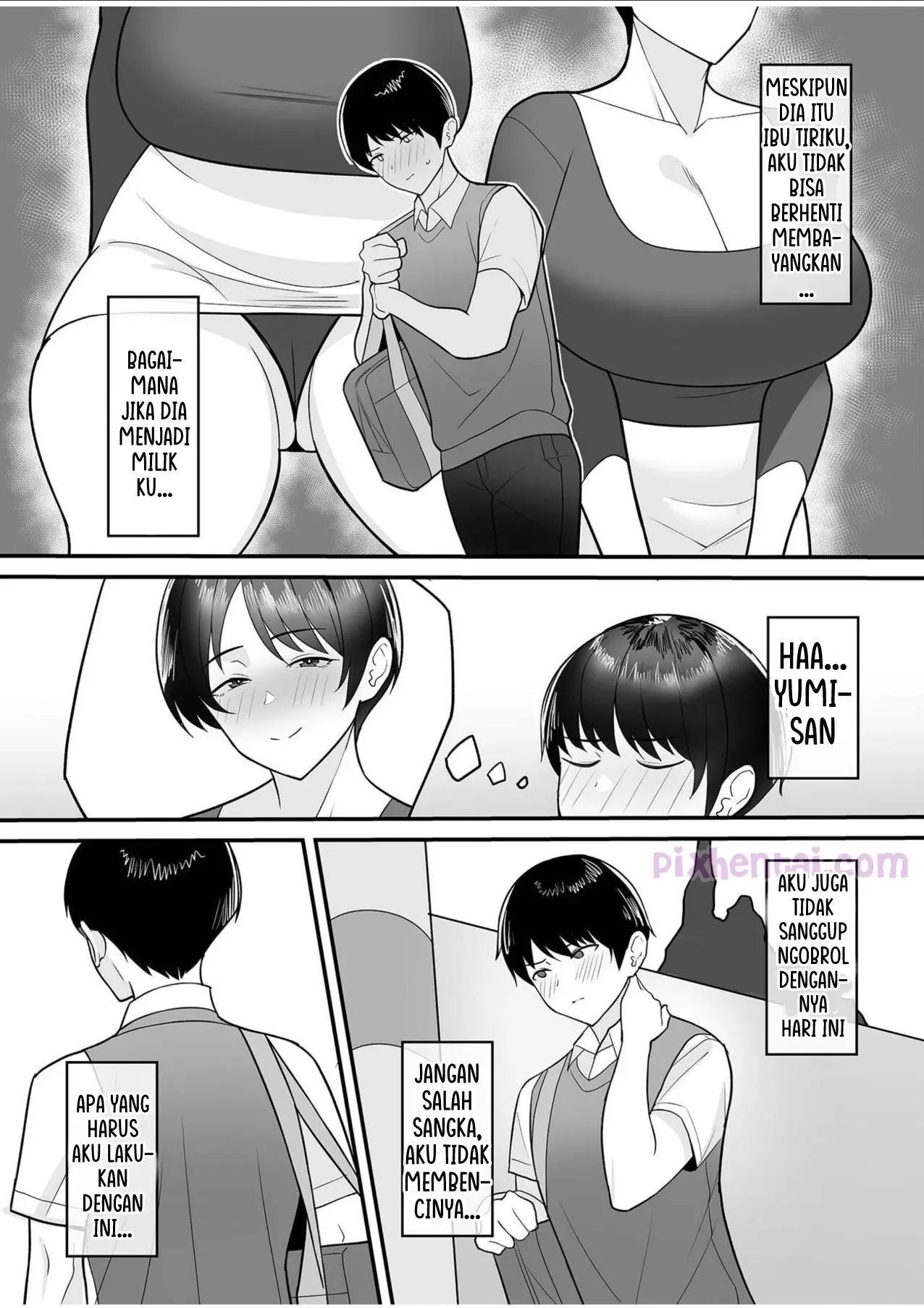 Gibo-san wa Boku no Mono ~Ibu Tiri Sexy ingin Kucicipi~ Ch.1-2 - Halaman 4
