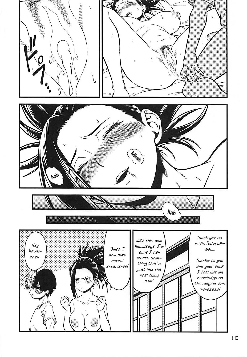 H-ERO!! 4 Yaoyorozu: Coming [My Hero Academia] - Halaman 15