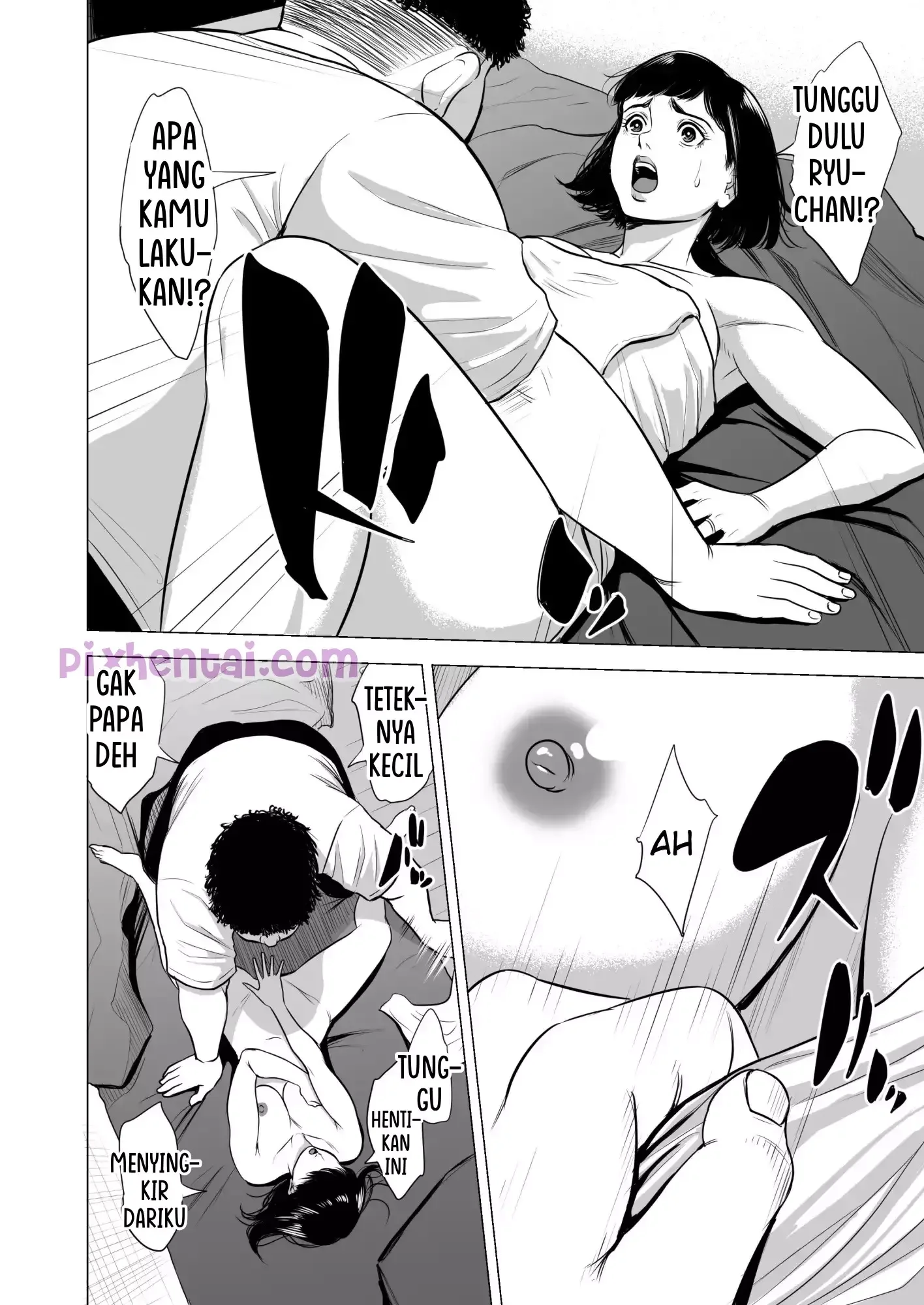 Haha no Tsutome : Hikikomori Musuko no Seishori Dougu - Halaman 14