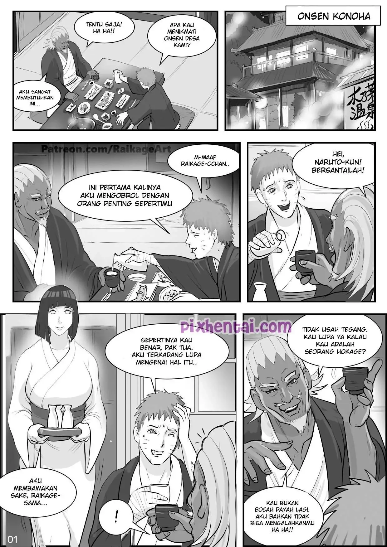 Hinata Dientot Penis Besar Raikage - Halaman 4