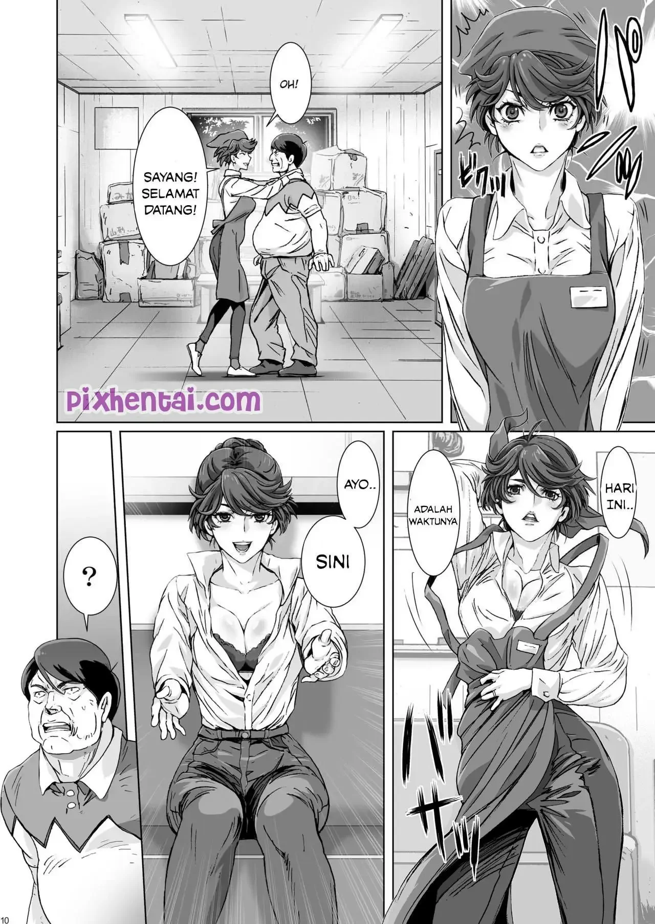 Hipnotis Pegawai Toko Minimarket dan Nyobain Memeknya - Halaman 8