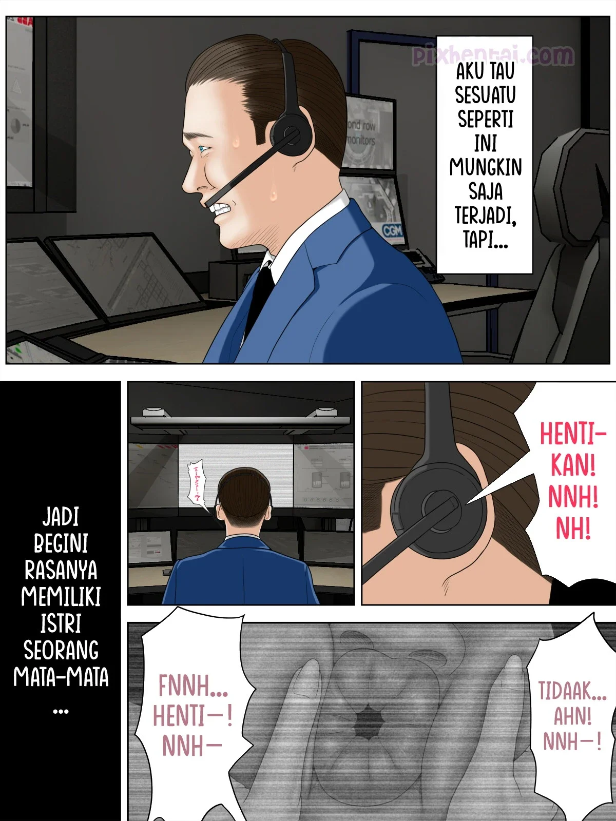 Hitozuma Spy to Mafia no Musuko 1 ~Kuro Gyaru Keisatsukan Hen~ - Halaman 1