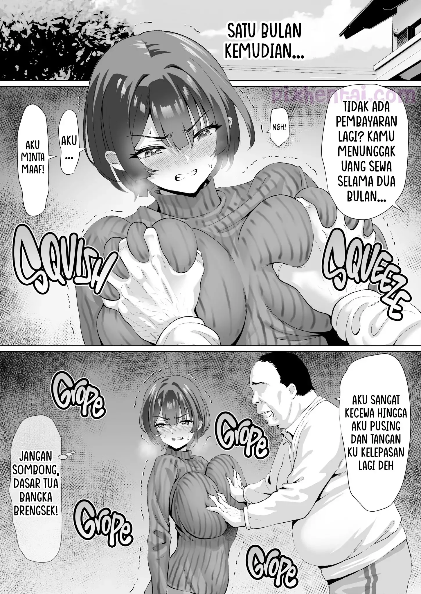 Housewife in Debt : Cara Milf Cantik Bayar Kontrakan - Halaman 16