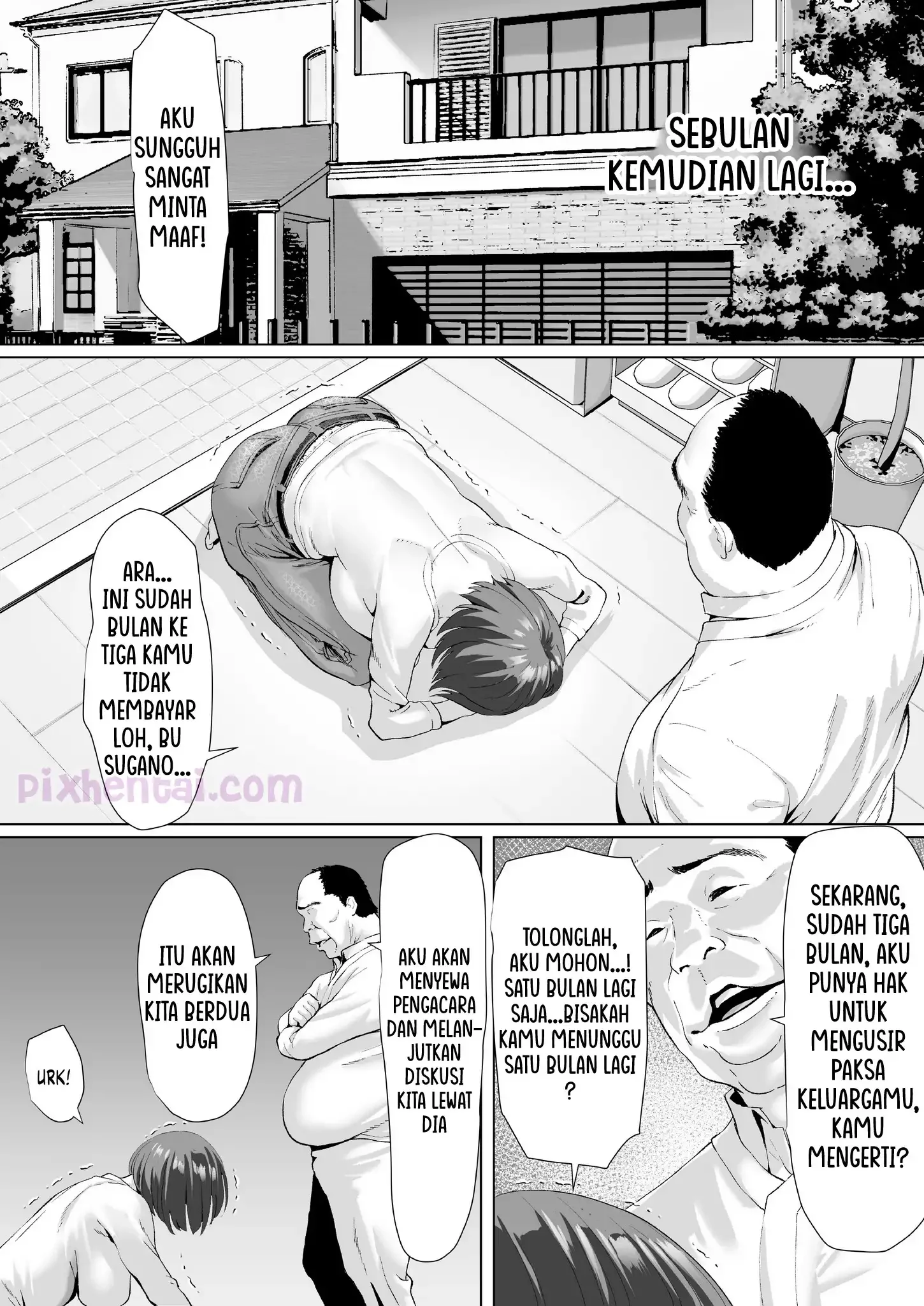 Housewife in Debt : Cara Milf Cantik Bayar Kontrakan - Halaman 18