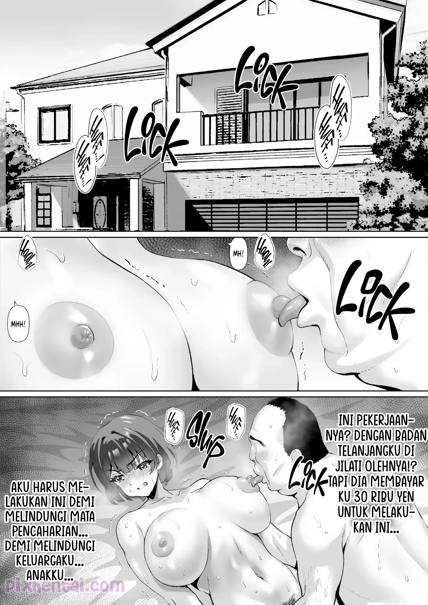 Housewife in Debt : Cara Milf Cantik Bayar Kontrakan - Halaman 26