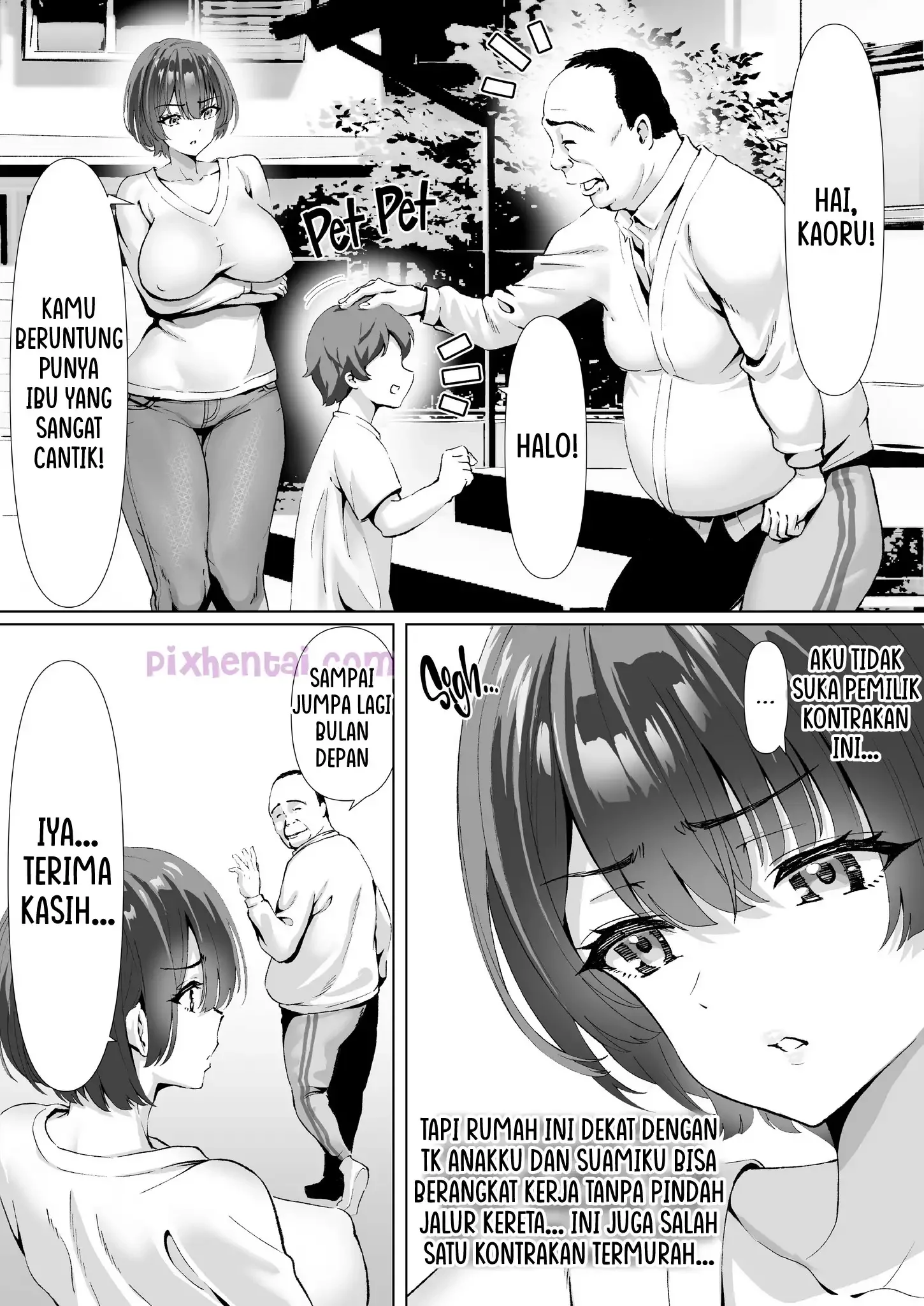 Housewife in Debt : Cara Milf Cantik Bayar Kontrakan - Halaman 5