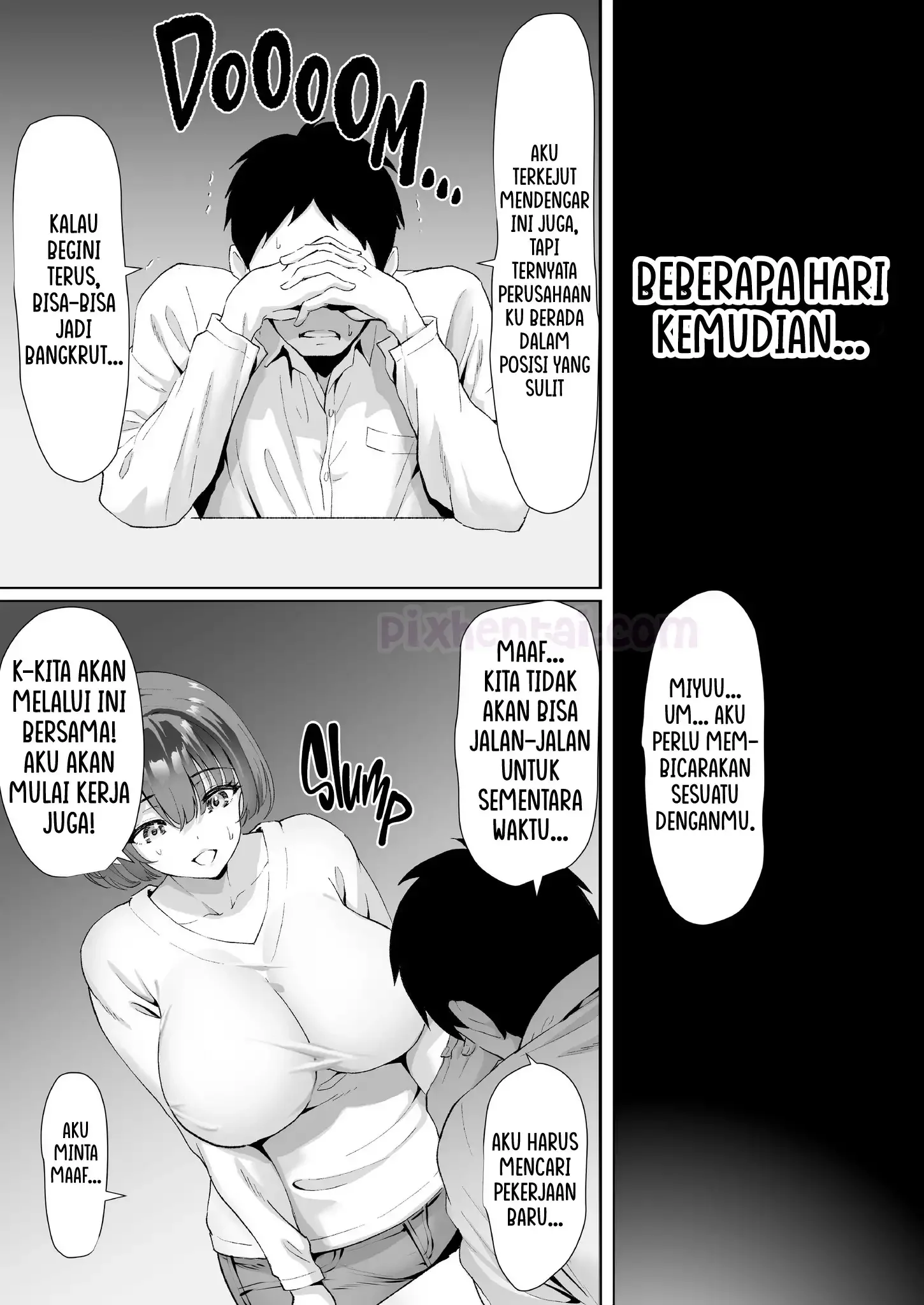 Housewife in Debt : Cara Milf Cantik Bayar Kontrakan - Halaman 7