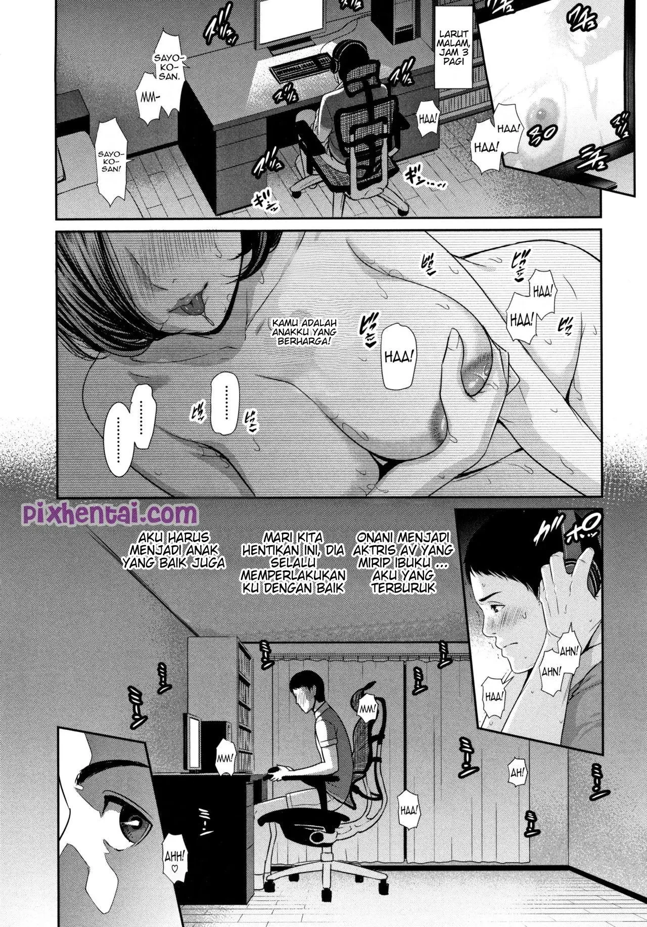 Ibu Tiri Montok yang Suka Masturbasi - Halaman 4