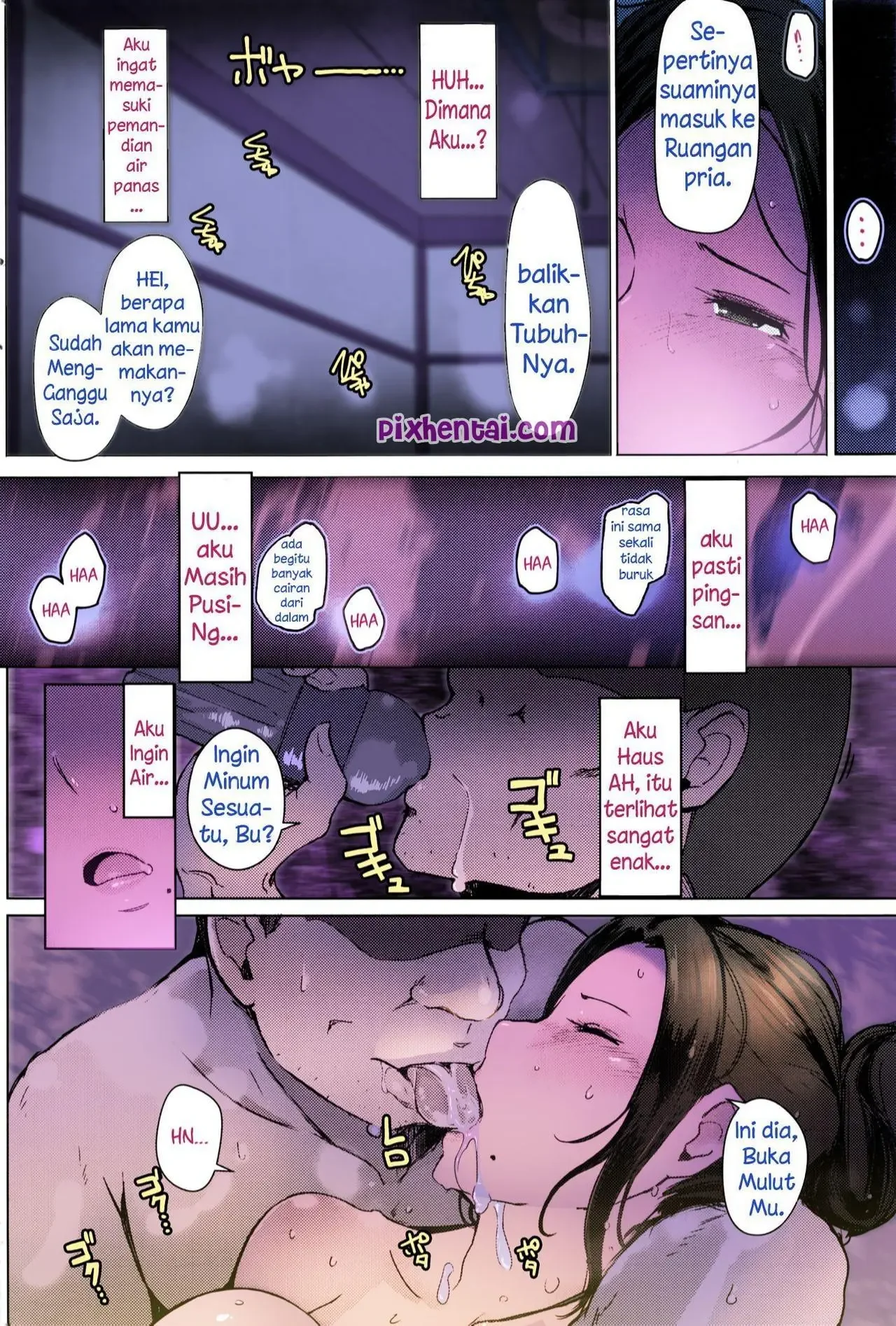 Istri di-Gangbang di Pemandian Air Panas Rahasia - Halaman 8