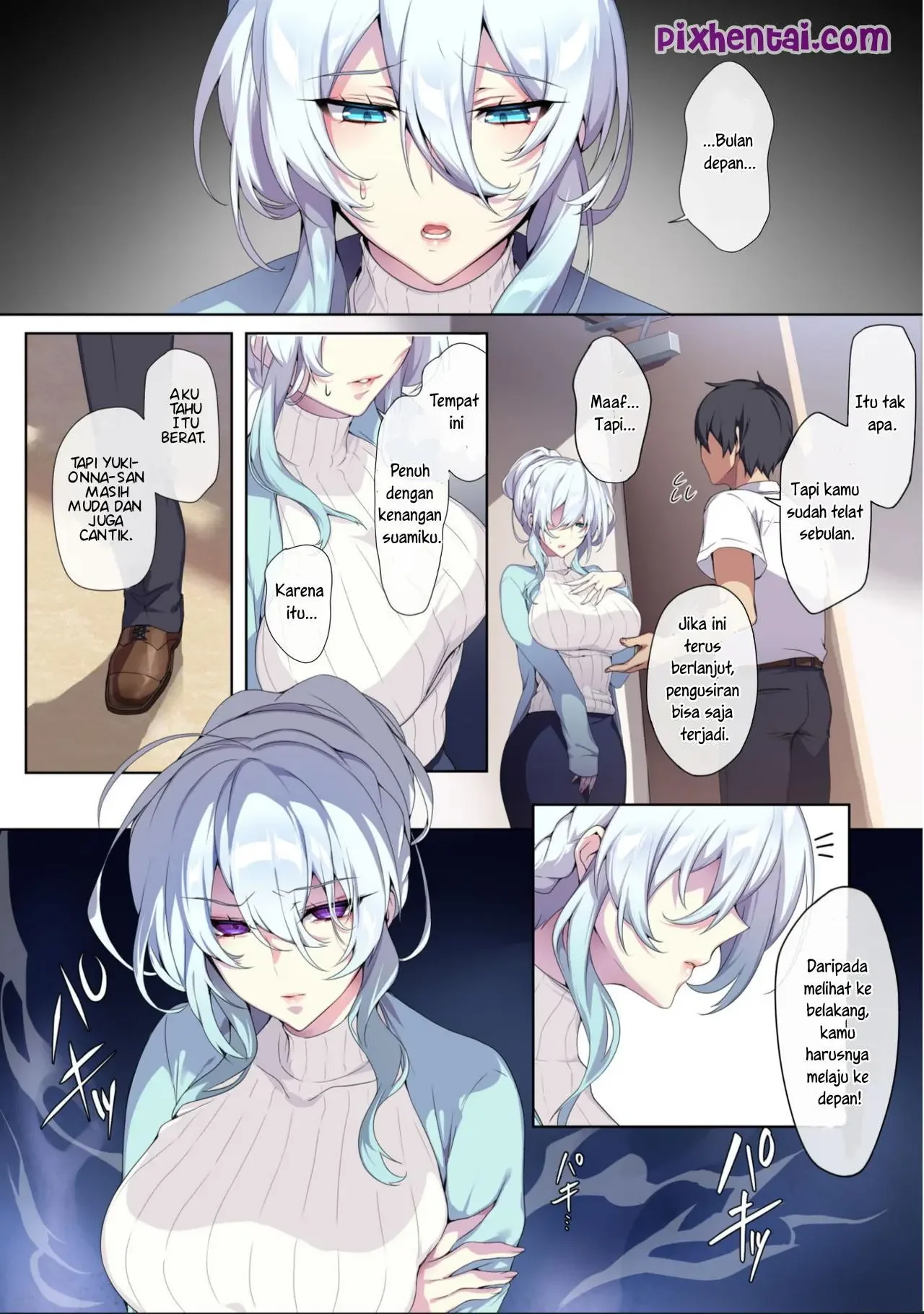 Janda Semok jadi Boneka Seks Manajer Apartemen - Halaman 7