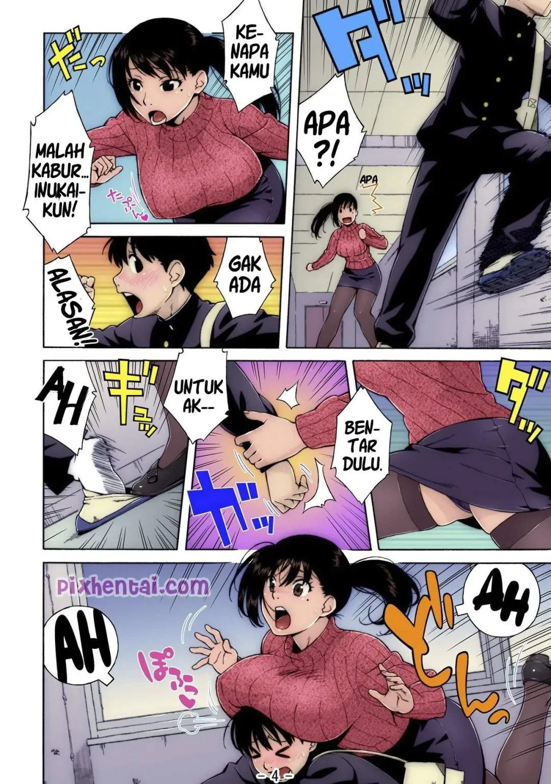 Kangen Ngeseks dengan Bu Guru Tetek Gede - Halaman 4