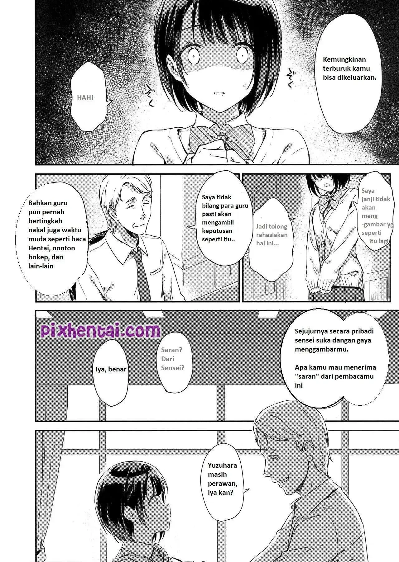 Karena Menggambar Hentai Siswi dientot Guru - Halaman 4