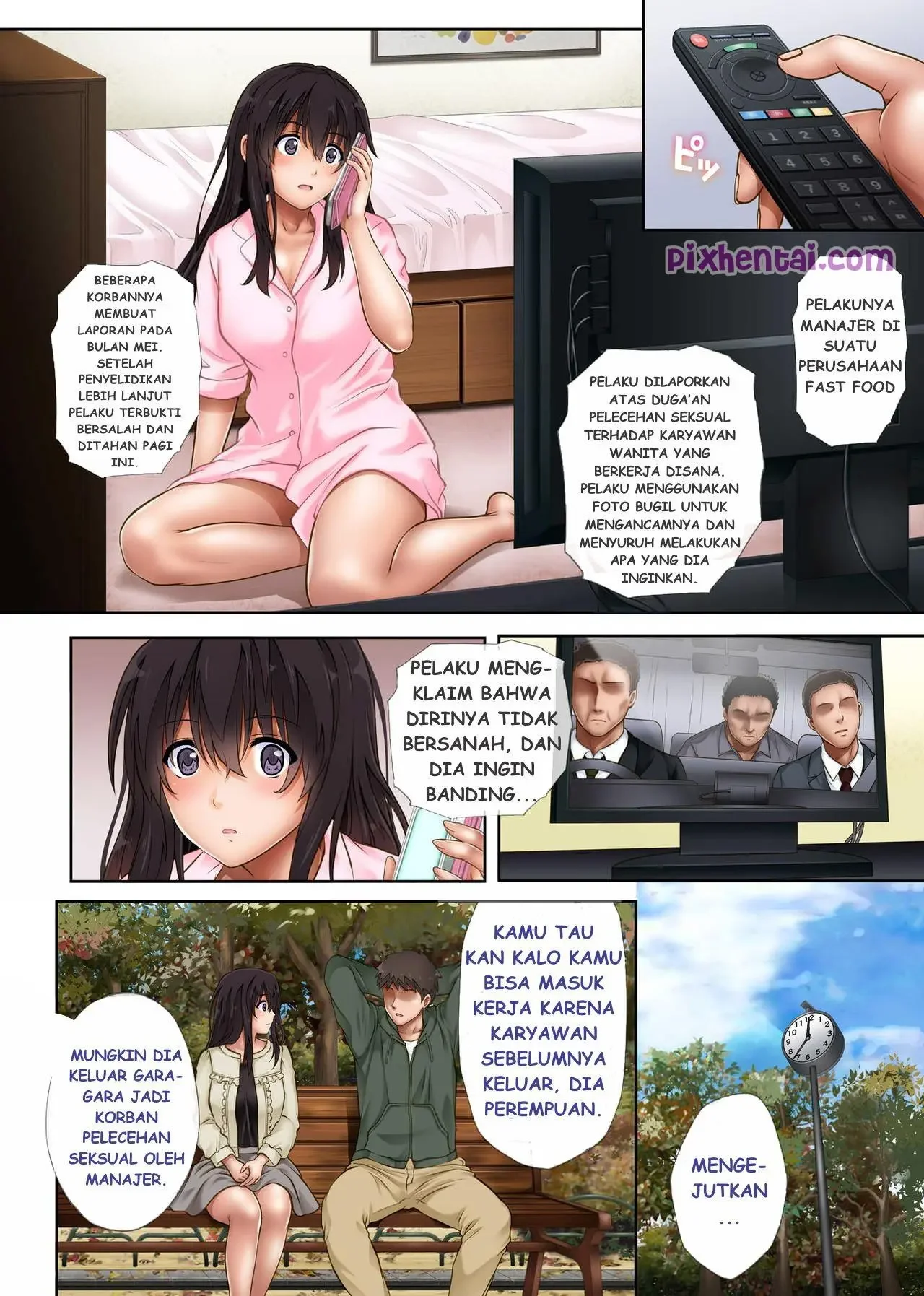 Karyawan Cantik Pemuas Nafsu Manajer - Halaman 21