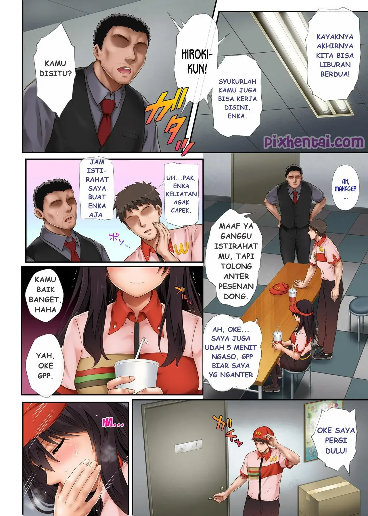 Karyawan Cantik Pemuas Nafsu Manajer - Halaman 3