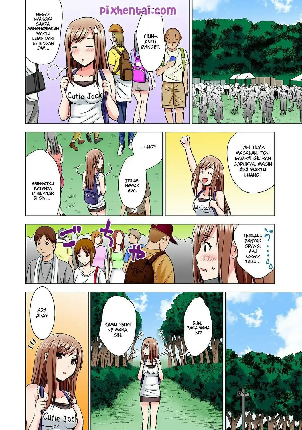 Keenakan Ngesex di Semak-semak - Halaman 11