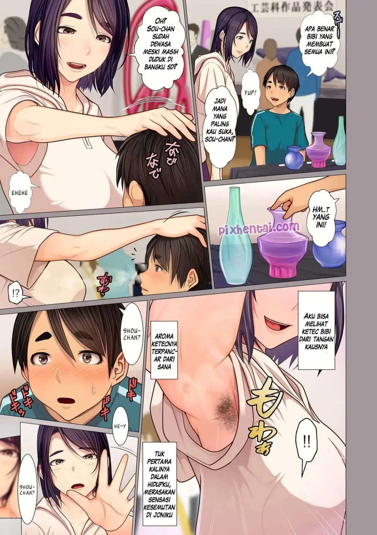 Ketiak berbulu dan Keringat Bibi yang Ku Suka - Halaman 3