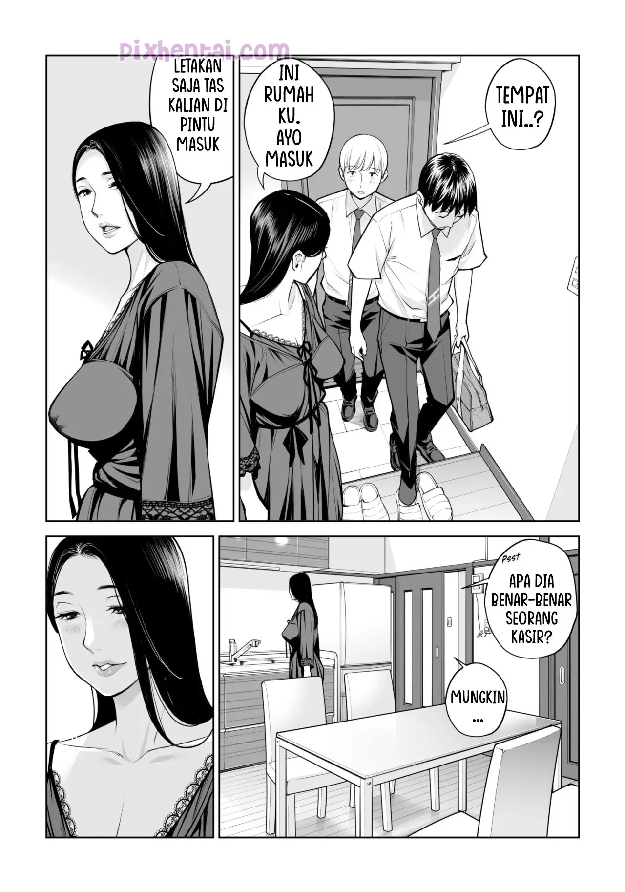 Kurokami Onna no Fudeoroshi : Mbak-Mbak Kasir Bohay Penggoda Perjaka - Halaman 20