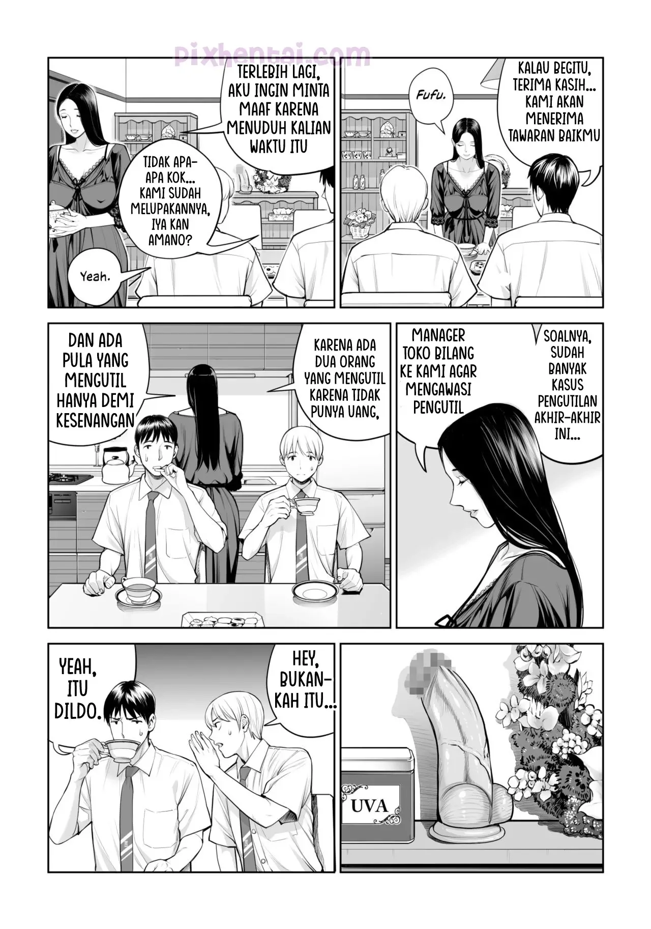 Kurokami Onna no Fudeoroshi : Mbak-Mbak Kasir Bohay Penggoda Perjaka - Halaman 22