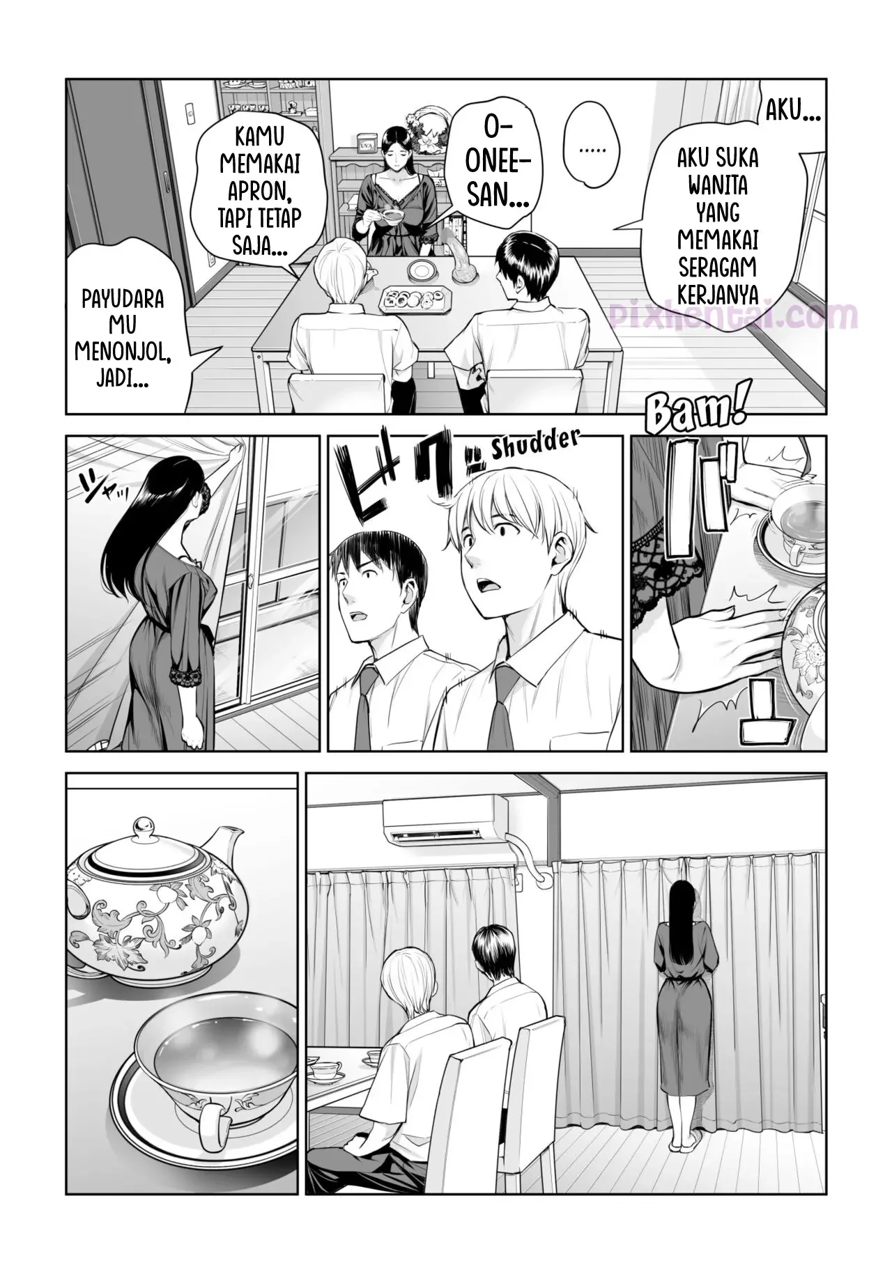 Kurokami Onna no Fudeoroshi : Mbak-Mbak Kasir Bohay Penggoda Perjaka - Halaman 28