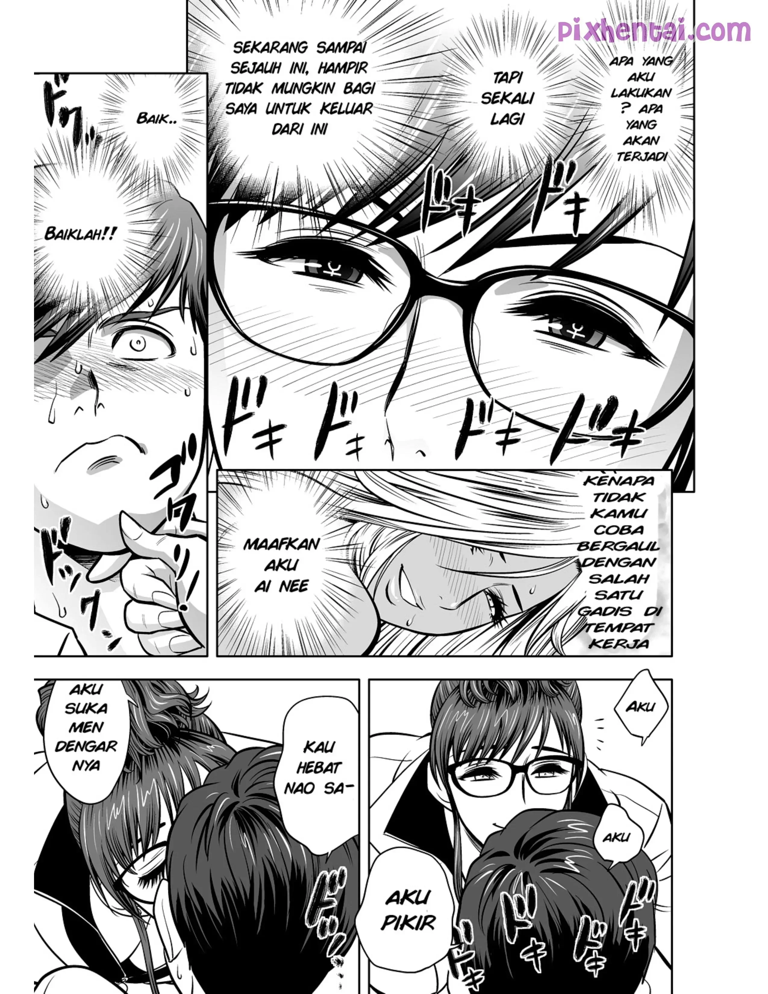 Lembur di Kantor dengan Rekan Kerja Sexy - Halaman 13