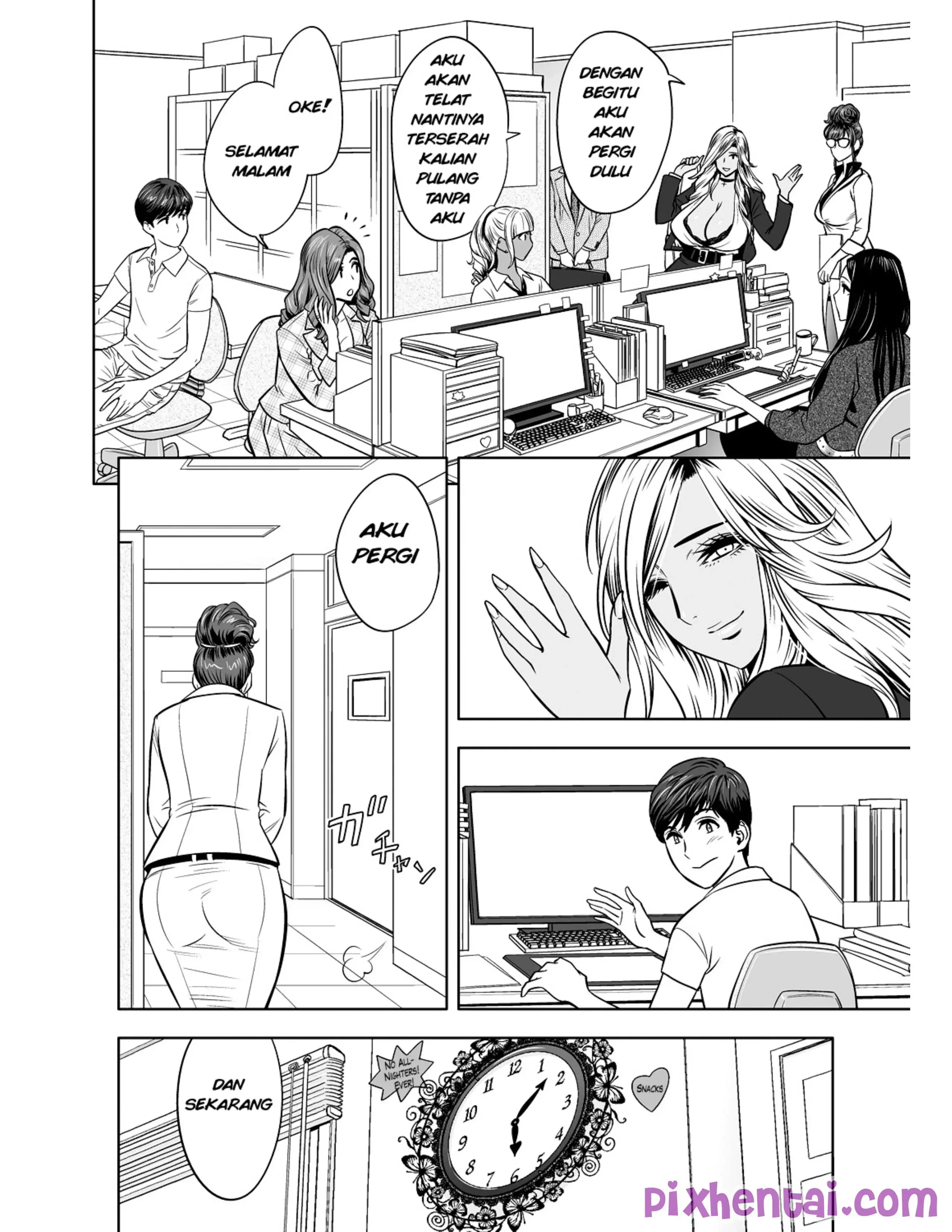 Lembur di Kantor dengan Rekan Kerja Sexy - Halaman 4