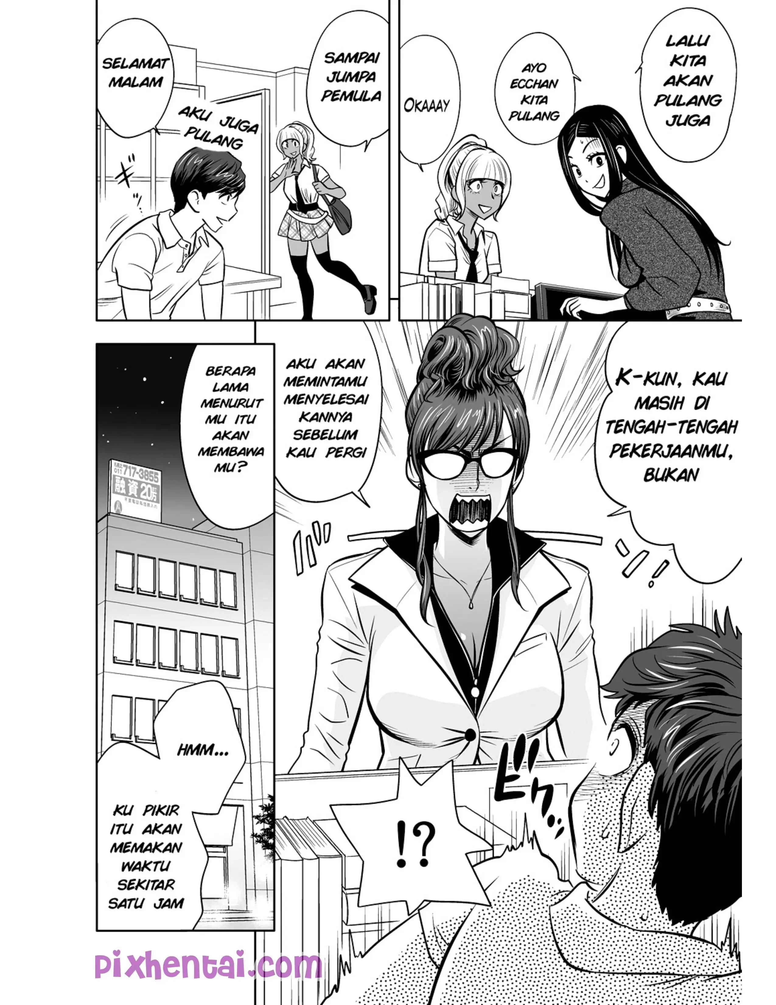 Lembur di Kantor dengan Rekan Kerja Sexy - Halaman 6